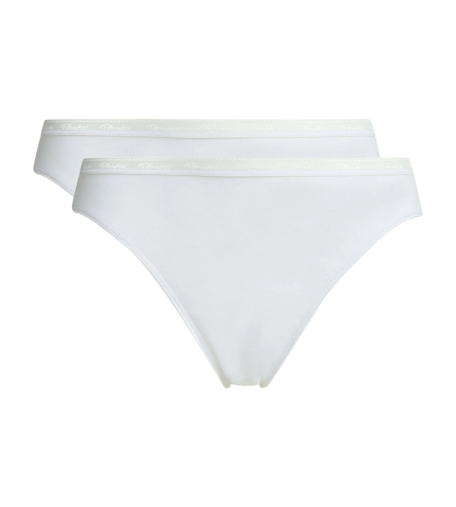 Lot de 2 culottes échancrées blanches Coton Bio - Image 5