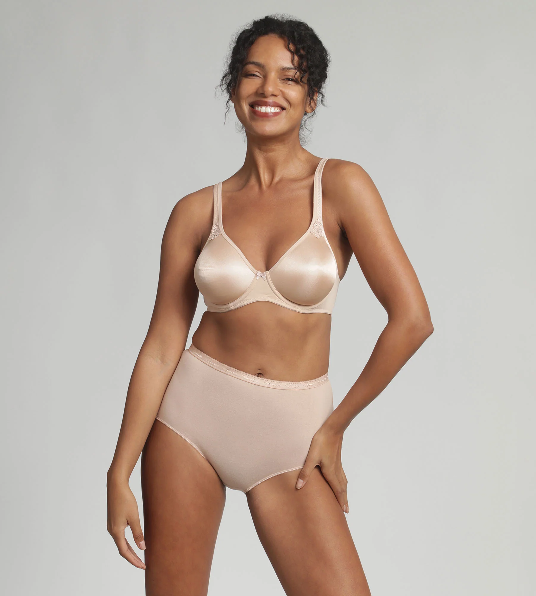 Soutien-gorge emboîtant beige Essential Support - Image 3