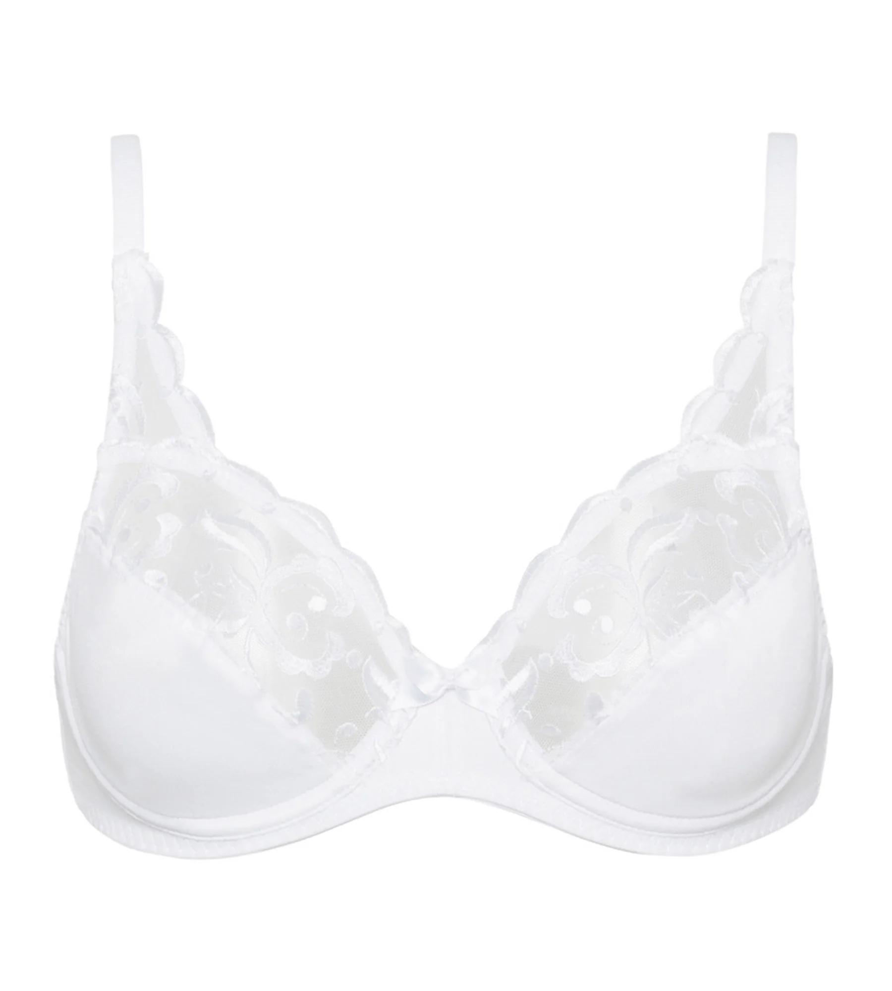 Soutien-gorge emboîtant blanc Essential Elegance Broderie - Image 5
