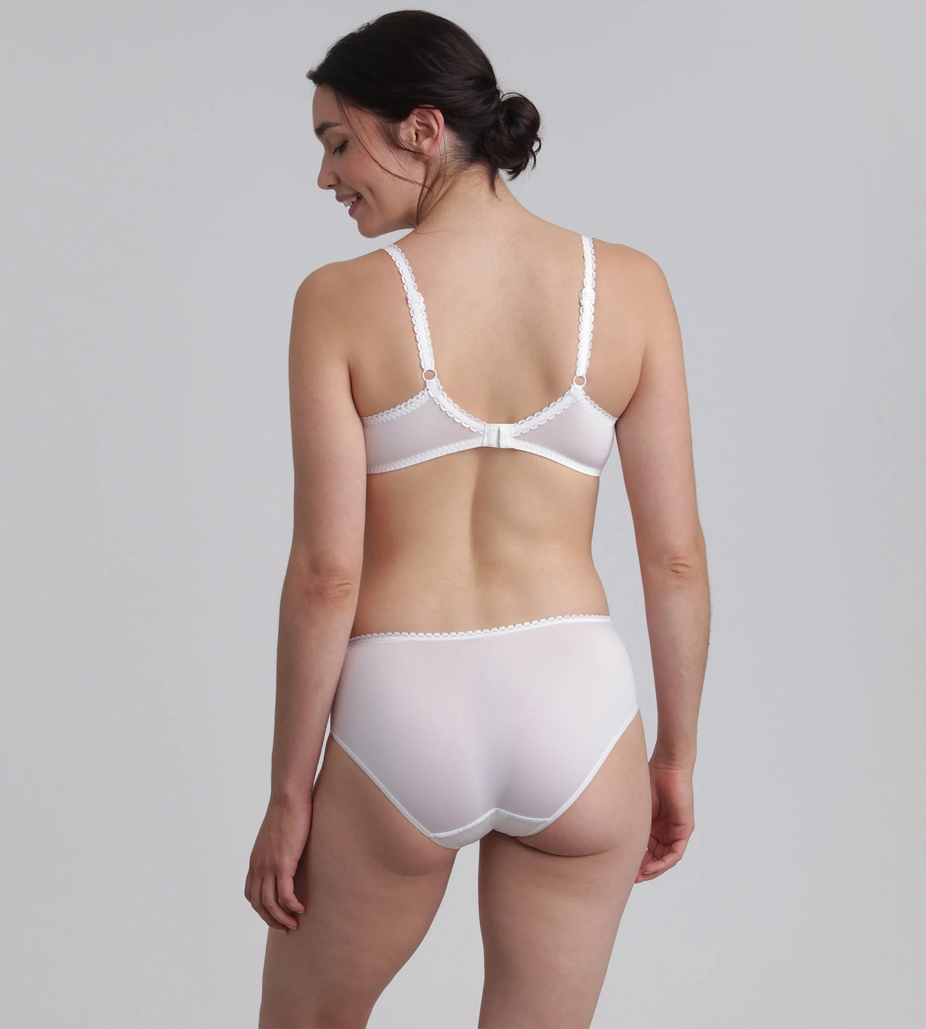 Soutien-gorge emboîtant blanc Flower Elegance Micro Recyclé - Image 4