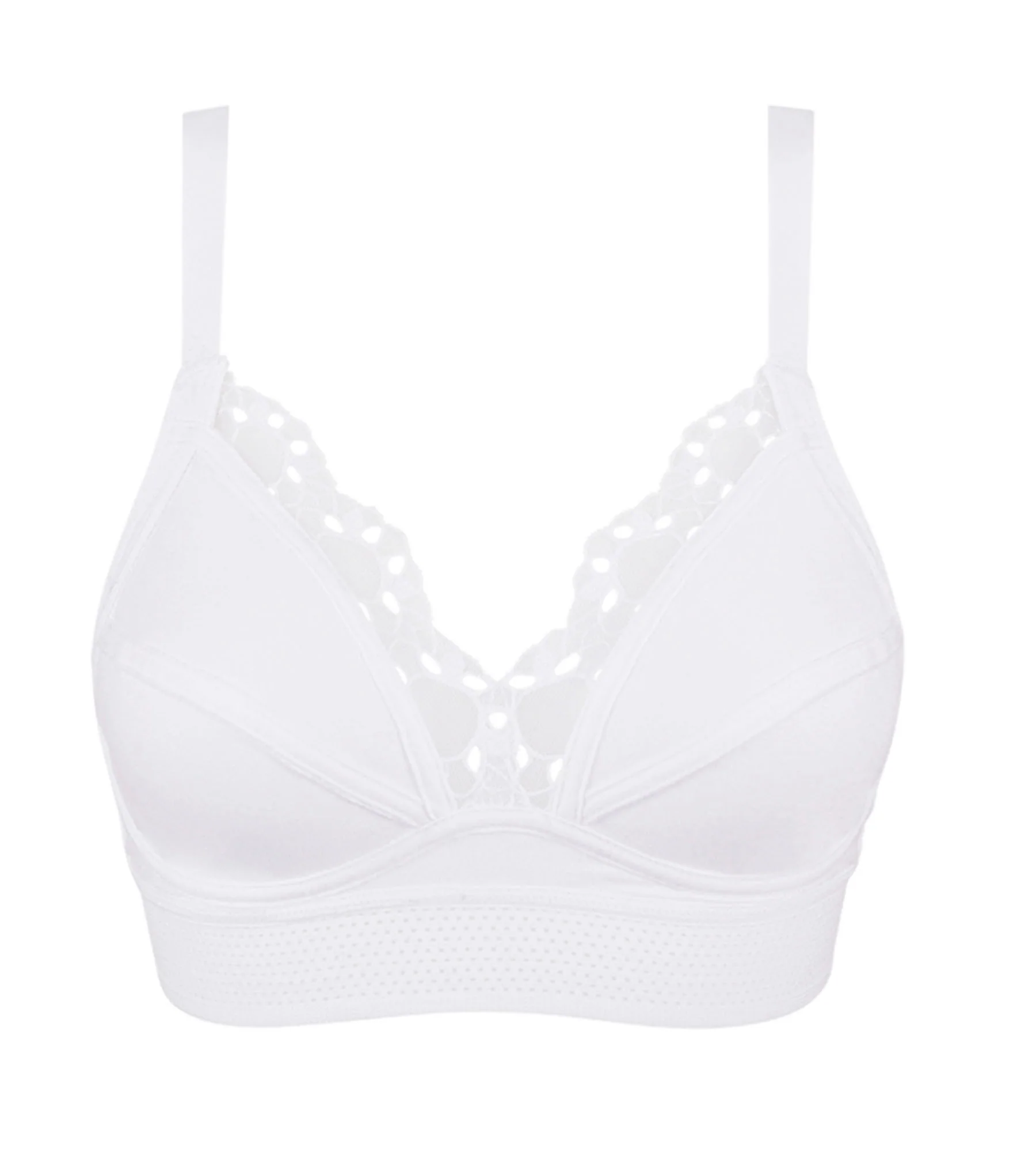 Soutien-gorge en coton blanc sans armatures Feel Good Support Coton Bio - Image 5