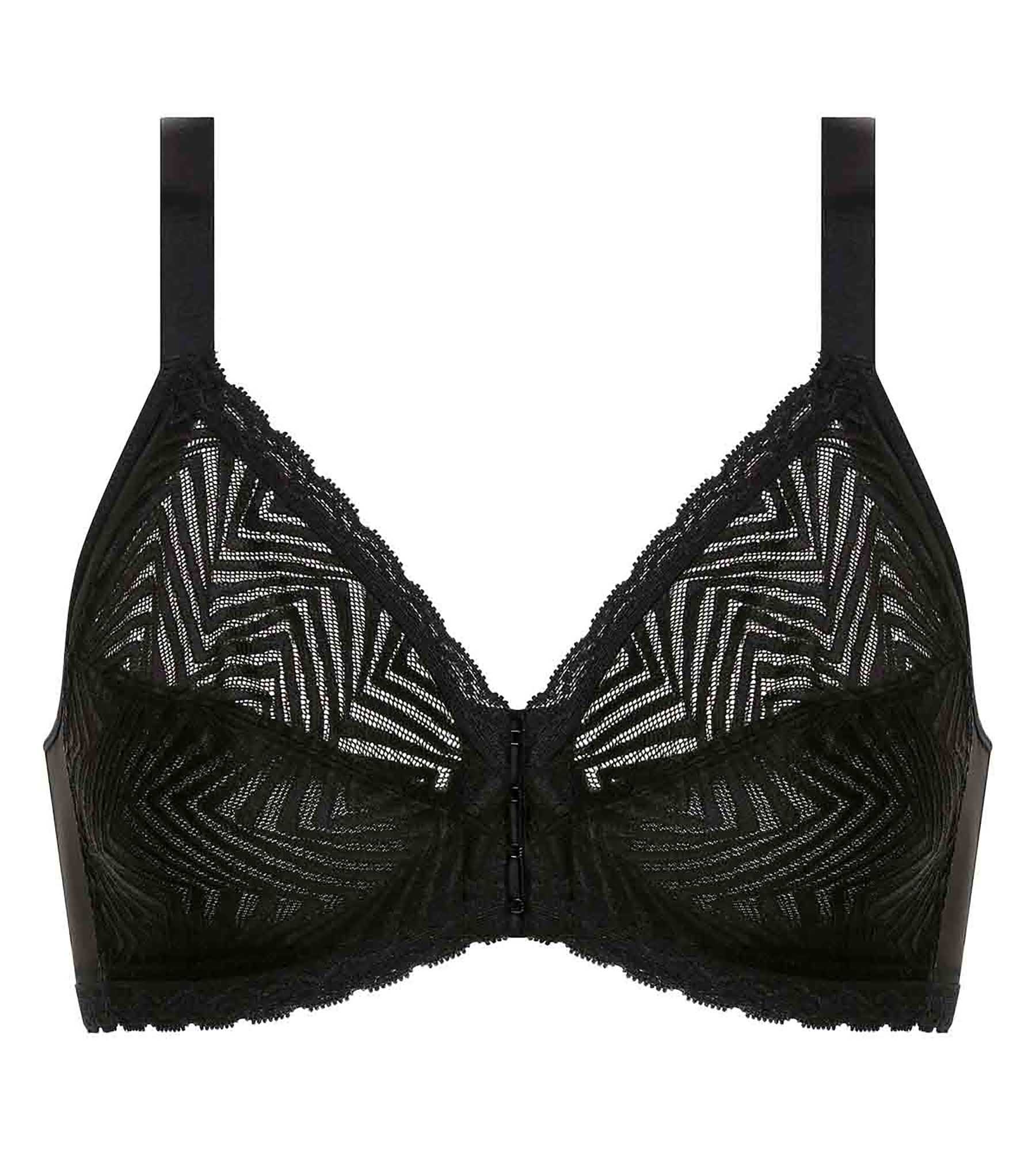 Soutien-gorge ouverture devant noir sans armatures Ideal Posture - Image 5