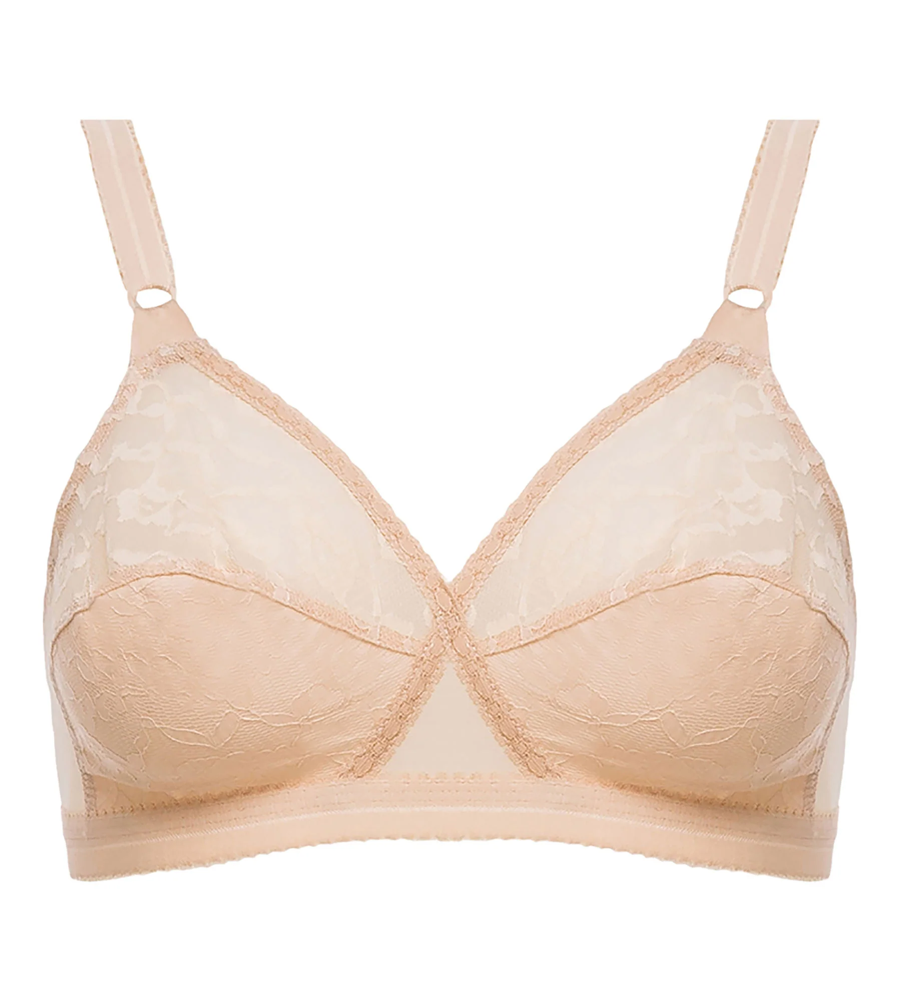 Soutien-gorge sans armatures beige Cœur Croisé 165 - Image 5