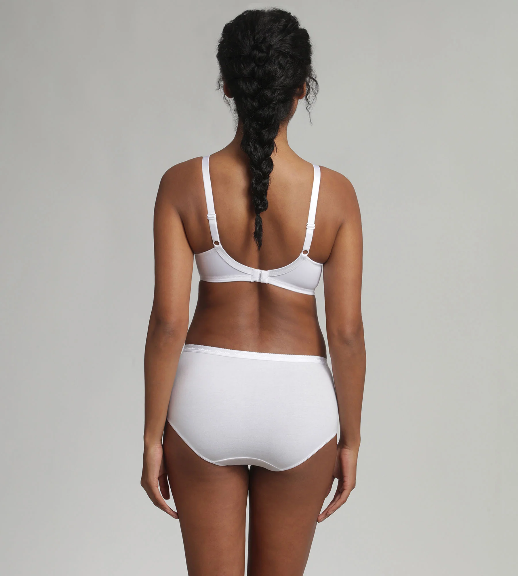 Soutien-gorge sans armatures broderie blanc Cœur Croisé Modern Tricot - Image 4